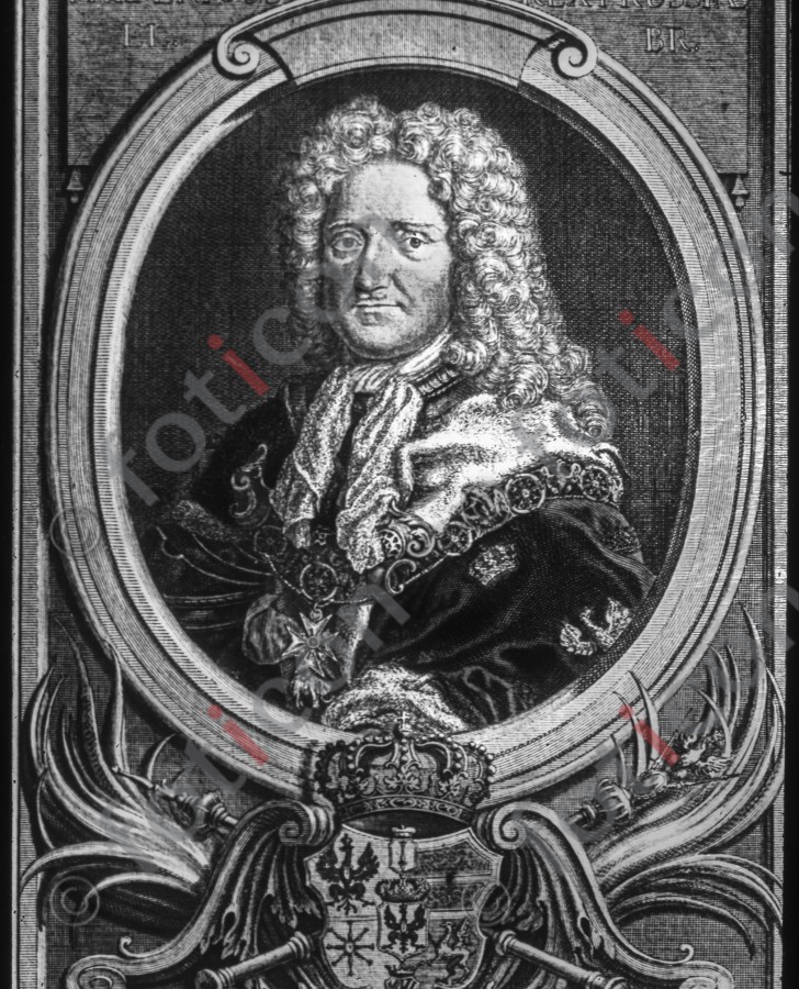 Friedrich I. in Preußen ; Frederick I in Prussia (foticon-simon-190-002-sw.jpg)